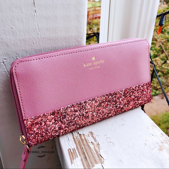 Kate Spade Greta Court Glitter Neda Wallet - Picture 7 of 7